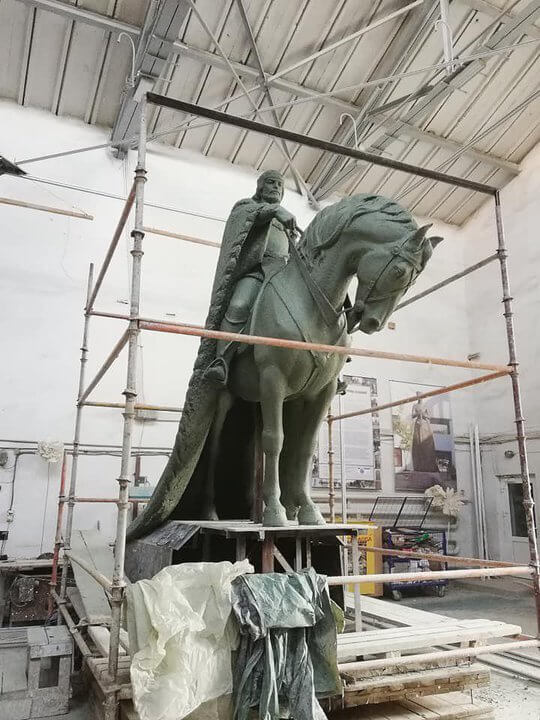 Республиканский монументальный совет утвердил окончательную модель памятника великому князю Гедимину, который установят в Лиде